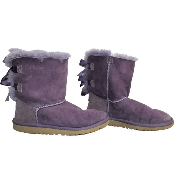 UGG Australia Purple Mid Length Boots - Size 5