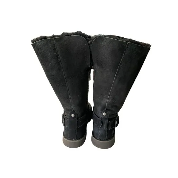Ugg Australia Women's Boots Braiden Zip Up Black 1012361 Size 7 M