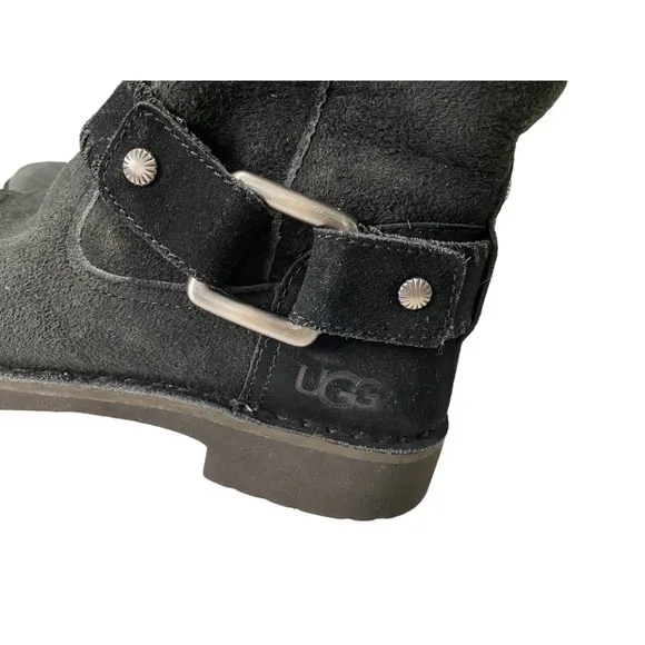 Ugg Australia Women's Boots Braiden Zip Up Black 1012361 Size 7 M