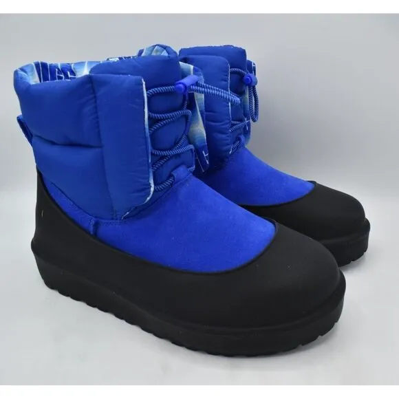 UGG Australia Womens Size 7 Classic Maxit Toggle Blue Black Waterproof Boots