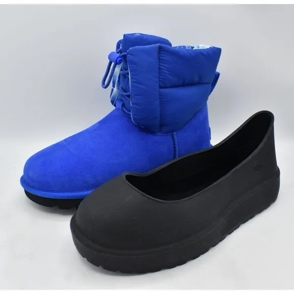 UGG Australia Womens Size 7 Classic Maxit Toggle Blue Black Waterproof Boots