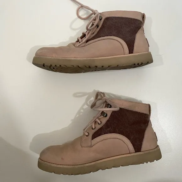 UGG Bethany Canvas Quartz Shoes Pink High Top Size 9