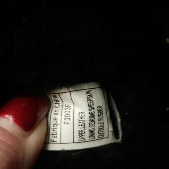 UGG Black suede leather  Boots size 9