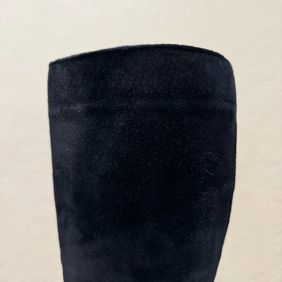 UGG Broome Suede Leather and ShearlingCampus Style Knee High Boots