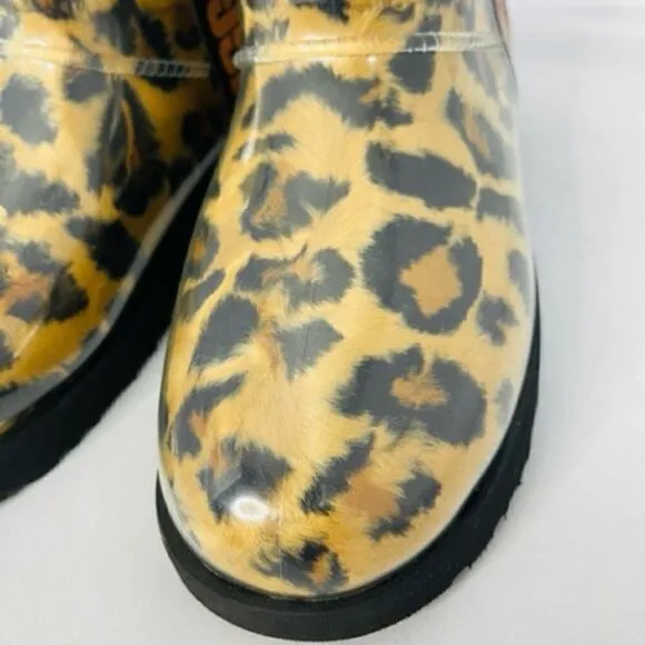 UGG CLASSIC CLEAR MINI PANTHER BUTTERSCOT WATERPROOF ANKLE WOMEN'S BOOTS SIZE 6
