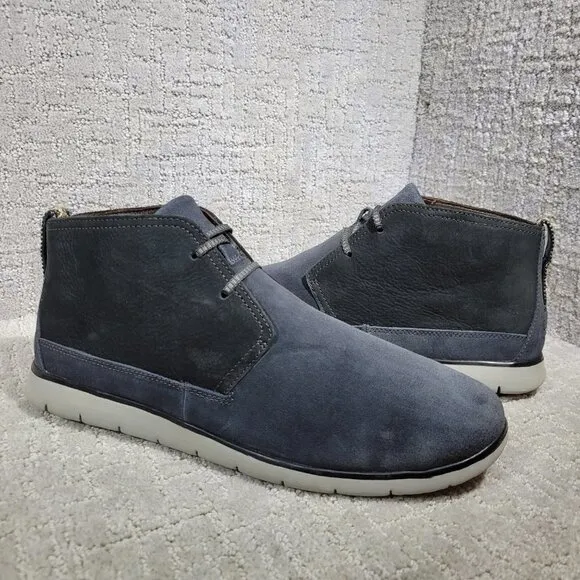 UGG Freamon Men's Size 13 US Treadlite Blue Suede Ankle Waterproof Chukka Boots