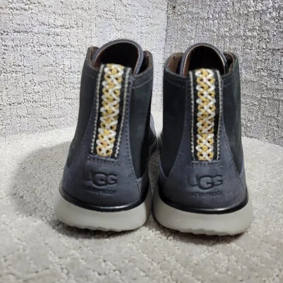 UGG Freamon Men's Size 13 US Treadlite Blue Suede Ankle Waterproof Chukka Boots