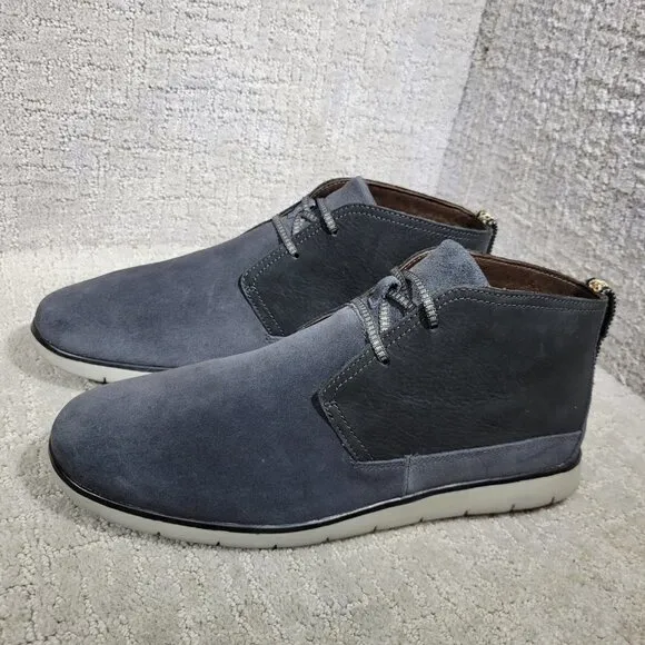 UGG Freamon Men's Size 13 US Treadlite Blue Suede Ankle Waterproof Chukka Boots
