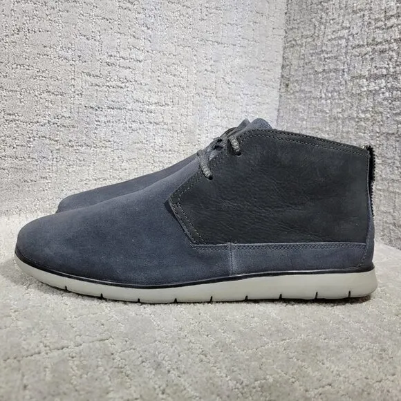 UGG Freamon Men's Size 13 US Treadlite Blue Suede Ankle Waterproof Chukka Boots
