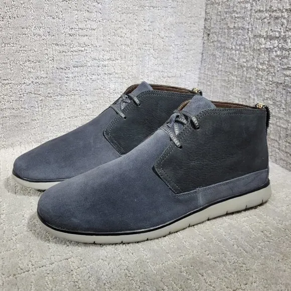 UGG Freamon Men's Size 13 US Treadlite Blue Suede Ankle Waterproof Chukka Boots