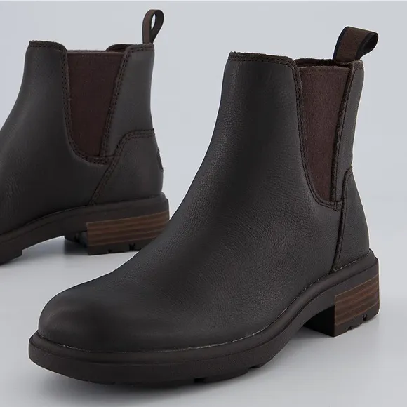 Ugg Harrison Chelsea Boots Stout Brown Sz 6.5