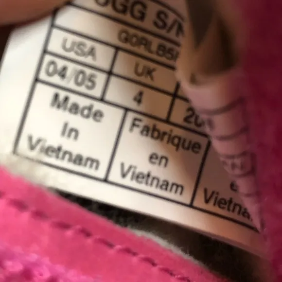 UGG Keelan suede hot pink hard bottoms boots