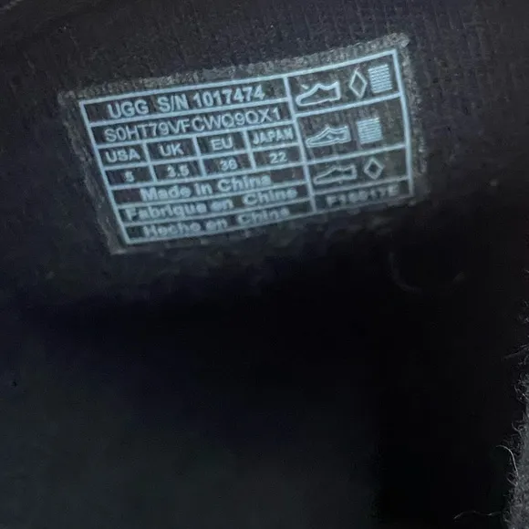 UGG Kids Black Rain &amp; Snow Boots