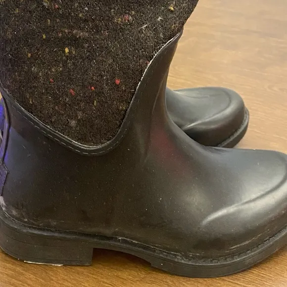 UGG Kids Black Rain &amp; Snow Boots