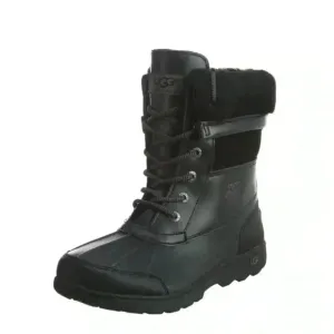 UGG Kids Butte li Boots Shoes Tall Leather Waterproof Boots Sz 4