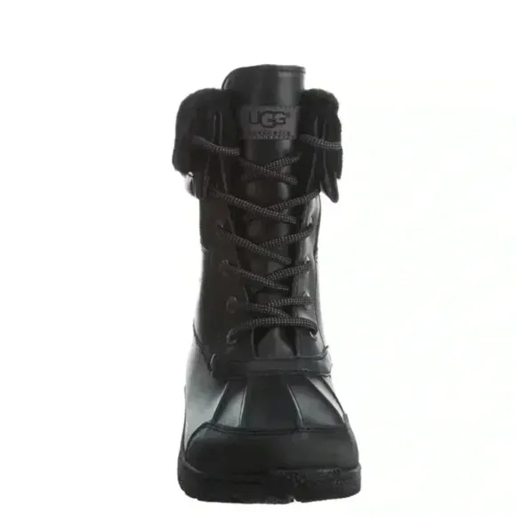 UGG Kids Butte li Boots Shoes Tall Leather Waterproof Boots Sz 4