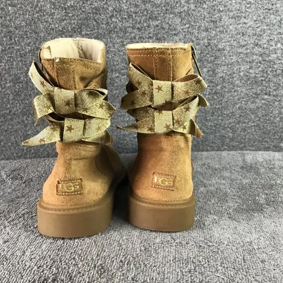 UGG Kids Tillee Boots Sz 13 Chestnut