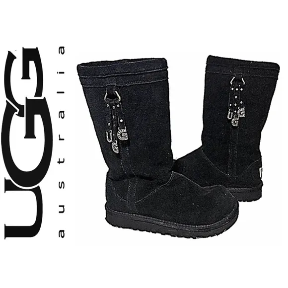 UGG * LARYNN TALL BLACK CHARM BOOTS 5