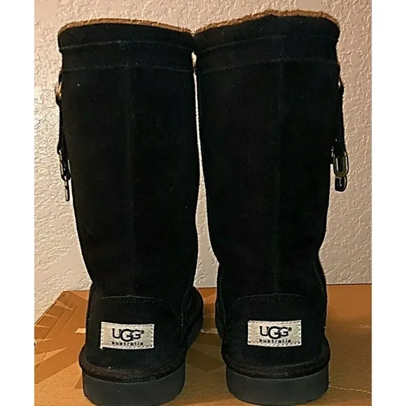 UGG * LARYNN TALL BLACK CHARM BOOTS 5