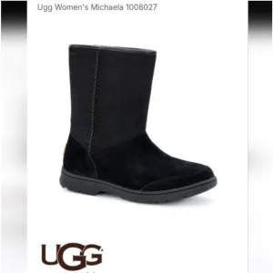 UGG Michaela Black winter Boots women’s sz 7