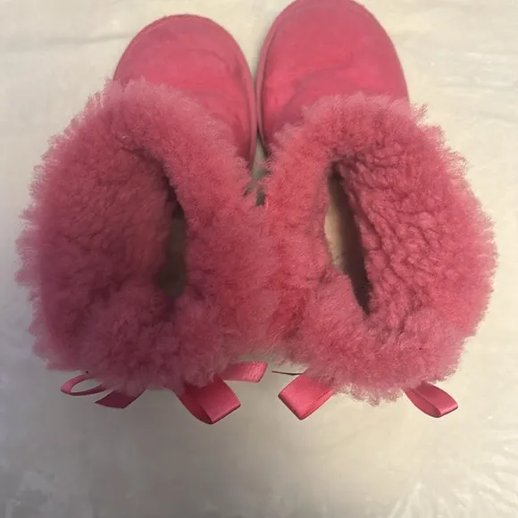 Ugg Pink Mini Bailey Boots Youth Size 13