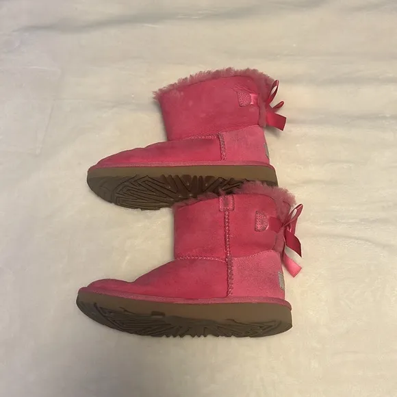 Ugg Pink Mini Bailey Boots Youth Size 13