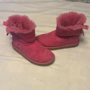 Ugg Pink Mini Bailey Boots Youth Size 13