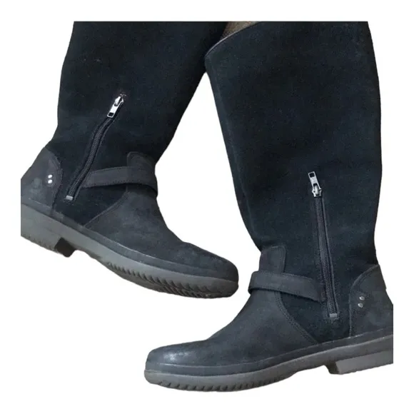 Ugg Thomsen Black Tall Waterproof Lined Boots Size 8.5