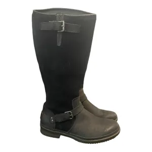 Ugg Thomsen Black Tall Waterproof Lined Boots Size 8.5