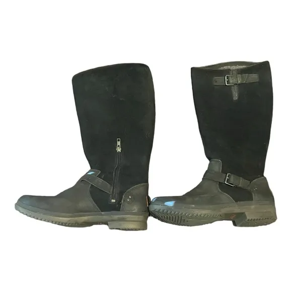 Ugg Thomsen Black Tall Waterproof Lined Boots Size 8.5