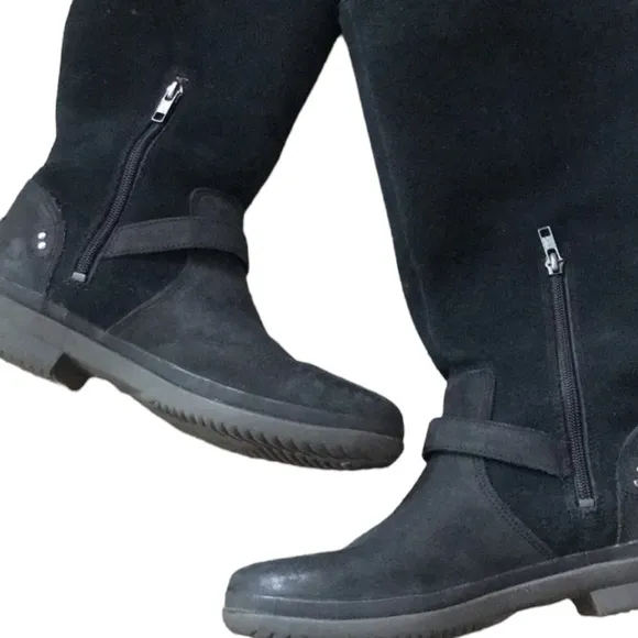Ugg Thomsen Black Tall Waterproof Lined Boots Size 8.5