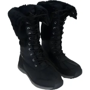 UGG Women's Adirondack Tall III Black Boots, Size 10 - Stylish and Warm