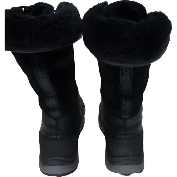 UGG Women's Adirondack Tall III Black Boots, Size 10 - Stylish and Warm
