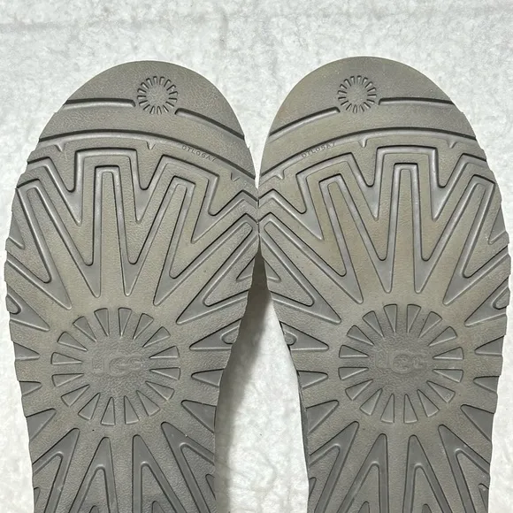 Ugg Womens Graphic Grey Neumel ll Suede SlipOn Chukka Ankle Boots Shoes SZ 8