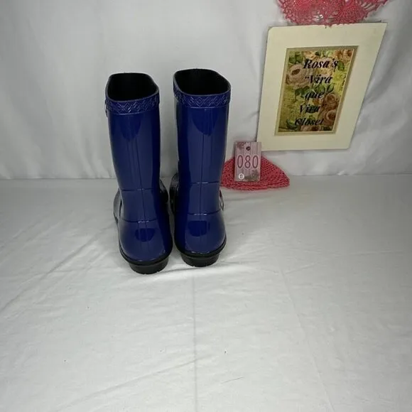 Ugg Women's Sienna Waterproof Royal Blue Rain Boots Size 11