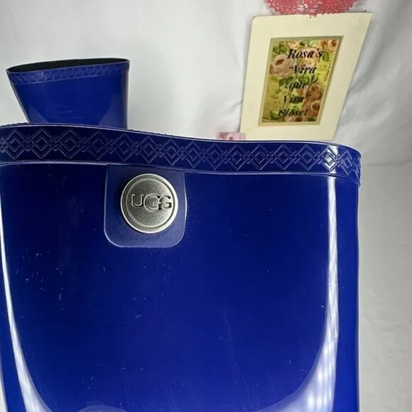 Ugg Women's Sienna Waterproof Royal Blue Rain Boots Size 11