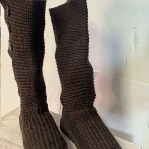 UGG Brown Knit Boots