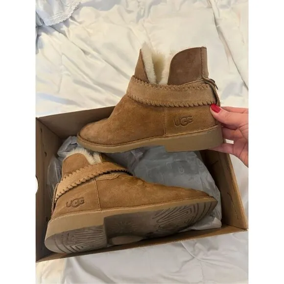 UGG Womens McKay Ankle Bootie Boots Chestnut Brown Size 7.5