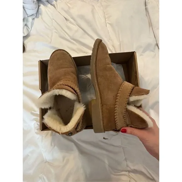UGG Womens McKay Ankle Bootie Boots Chestnut Brown Size 7.5