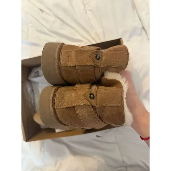 UGG Womens McKay Ankle Bootie Boots Chestnut Brown Size 7.5