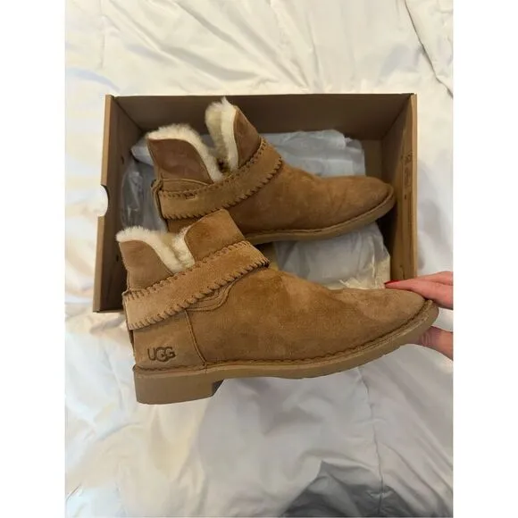 UGG Womens McKay Ankle Bootie Boots Chestnut Brown Size 7.5