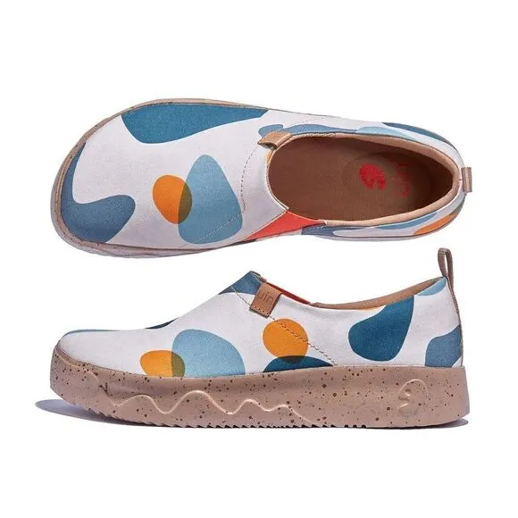 UIN Women's Travel Walking Shoes Casual Sneaker (Forest Huts Toledo IX)
