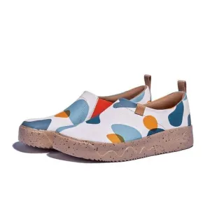 UIN Women's Travel Walking Shoes Casual Sneaker (Forest Huts Toledo IX)