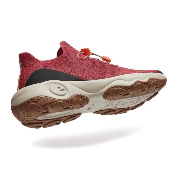UIN Women's Walking Shoes Outdoor Non-Slip Comfort Sneaker (Cazorla Dark Red)