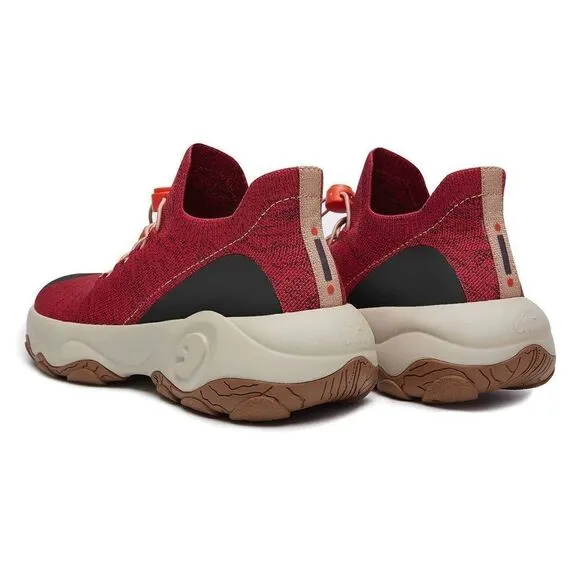 UIN Women's Walking Shoes Outdoor Non-Slip Comfort Sneaker (Cazorla Dark Red)