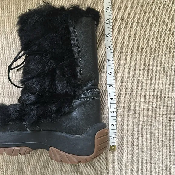 ULU Softmoc Leather Rabbit Fur Primaloft Insulated Boots Winter Waterproof