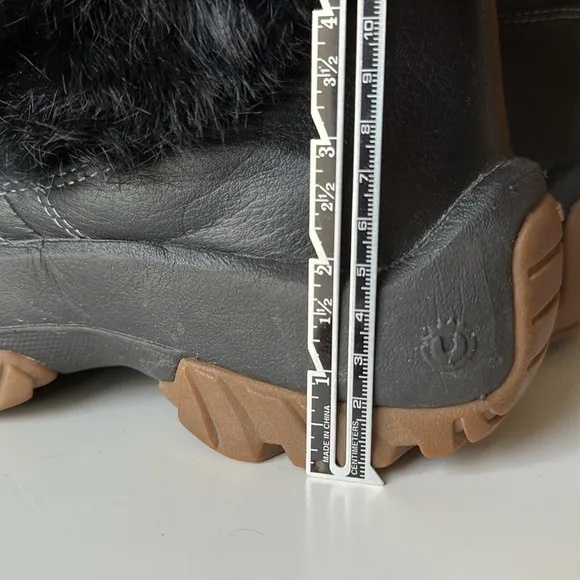 ULU Softmoc Leather Rabbit Fur Primaloft Insulated Boots Winter Waterproof
