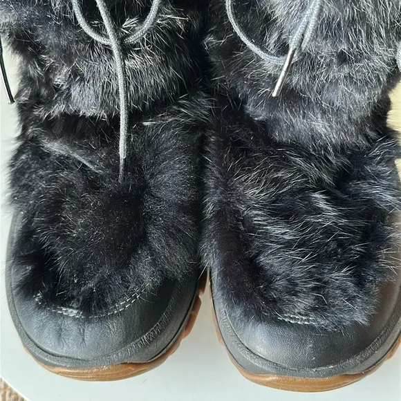 ULU Softmoc Leather Rabbit Fur Primaloft Insulated Boots Winter Waterproof