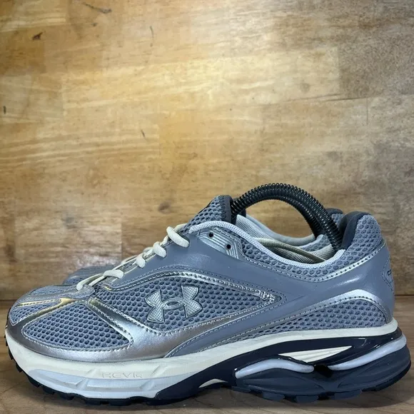 Under Armour Apparition Womens Size 10.5 Running Shoes Sneakers Steel Ivory Dune