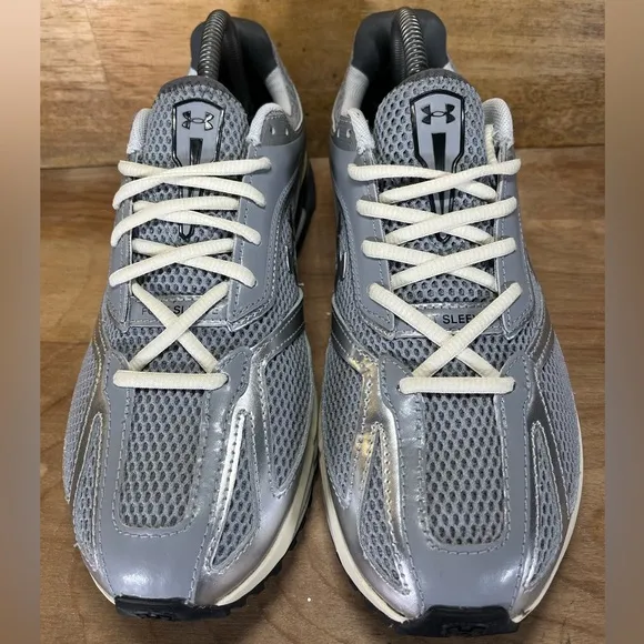 Under Armour Apparition Womens Size 10.5 Running Shoes Sneakers Steel Ivory Dune
